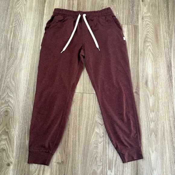 Vuori Dream Knit Performance Jogger in Elderberry Heather - Picture 1 of 9